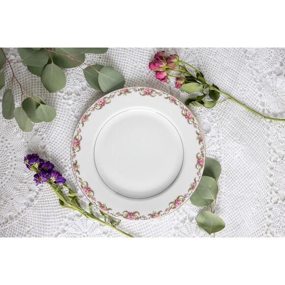Royal Bayreuth Other - Bayreuth Bavarian Germany dinner plate pink roses 10 inches